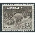 Australia 1938 SG173 9d Chocolate Perf 13.5x14 ...