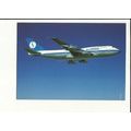 Aviation SABENA BOEING 747-300 Postcard