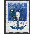 FRA 2003 50c 'HUMAN RIGHTS CHARTER' FINE USED (...
