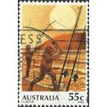 AUSTRALIA, Fly Fishing, orange 1979, 55c