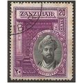 Zanzibar 1936 SG324 20c Black & Bright Purple F...