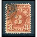 Used J82 3c Postage Due Just Clears WA1374