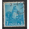 INDIA 1955 FIVE YEAR PLAN 2a LIGHT BLUE WOMAN S...