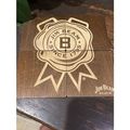 SET OF FOUR JIM BEAM BLACK BOURBON WOODEN COAST...
