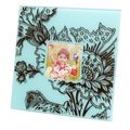 Velvet Square Frame - Blue