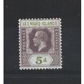 LeewardIslands.SG71 5d Dull Purple and Olive-Gr...