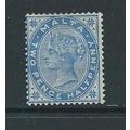 malta stamps victoria sg26 sg 26 ultramarine hm