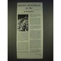1940 Westinghouse Precipitron Ad - Death for Dirt