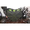 LOVE PAIN & STITCHES HEART GREEN & BLK SPIDERWE...