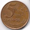 Brazil : 5 Centavos 2002
