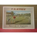 F. H. Ayres, Sports and Games of London adverti...