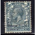 GB 1912 - 24 KGV 4d Grey Green Wmk 100 SG 379 (...