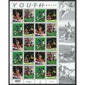 Youth Team Sports Complete Sheet of Twenty 33 C...