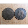 Italy 1862M 10 Centesimi Vittorio Emanuele II Coin