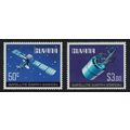 Guyana Satellite Earth Station 2v 1979 MNH SG#7...