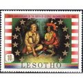 Lesotho QEII 1982 USA George Washington 10s Ind...