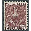 Australia 1950 SG240 2 1/2d Maroon Mounted Mint...