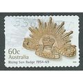 AUS 2012 60c (S/A) 'RISING SUN BADGE 1954- 69' ...