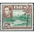 Fiji 1938 SG265 2/6d Green & Brown Mounted Mint...