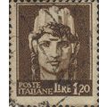 ITALY, Italy, crowned with fortification, brown...