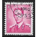 BELGIUM 1955 KING BAUDOUIN 6F MAUVE SG 1463 FIN...