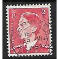 BELGIUM 1952 KING BAUDOUIN 2F RED SG 1394 FINE ...