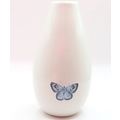 Small Blue & Black Butterfly Detail Vase Bud Sm...