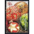 Australia 2008 Christmas - Baubles 50c Sheet Used