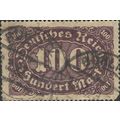 GERMANY, Number in cartouche, violet 1922, 100mark