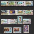 JERSEY 1969 1/2d - £1 SG 15 - 29 SET 15 VALS M ...