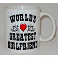 World's Greatest Girlfriend Mug Can Personalise...