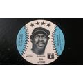 1981 MSA Disc Blank Back Ron LeFlore Excellent-...