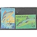 ZAYIX - 1987 Grenada #1514-1515- MNH - Fish - M...