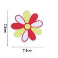 Flower Iron On Patch Flower Badge Decoration Mo...