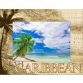 Caribbean Laser Engraved Wood Picture Frame Lan...