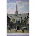 vintage postcard Guildhall, London
