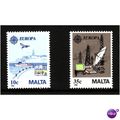 MALTA 1988 EUROPA COMMUNICATIONS SG 827/828 SET...