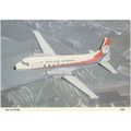Dan Air Hawker Siddeley 748 Aircraft Postcard (...