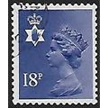 SG NI45: 18 p. deep violet Northern Ireland Reg...