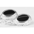 Black Onyx, 925 Sterling Silver Leverback Rope ...