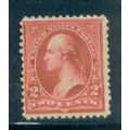 252 2c George Washington Just Clears MMH C1846