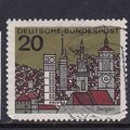 GERMANY 1964 CAPITALS STUTTGART 20pf USED SG134...