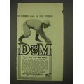 1913 Draper-Maynard D&M Baseball Equipment Ad