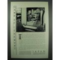 1930 Japan Tourism Ad - The Tea Ceremony