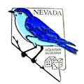 Nevada The Mountain Bluebird-United States Magnet