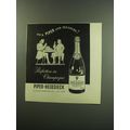 1949 Piper-Heidsieck Champagne Advertisement - ...
