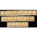 687, Mint NH 4¢ WHOLESALE Lot Pairs & Singles C...
