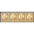 687, Mint NH 4¢ XF Gem Strip of Four Stamps * S...