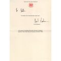 Lord Cecil Parkinson Conservative MP Hand Signe...