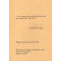Lord Peter Carrington Politician Quotation 1983...